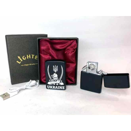 USB-запальничка у подарунковій коробці "Козак" HL-476-1 USB-запальничка у подарунковій коробці "Козак" HL-476-1