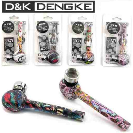 Скляна трубка з гриндером D&K DK-8582-E Скляна трубка з гриндером D&K DK-8582-E