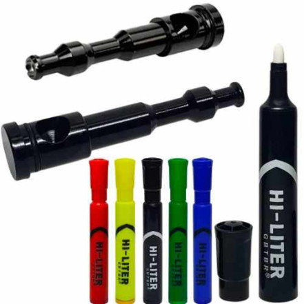 Курительная трубка-тайник HL-595 HI-LITER (металл/пластик) Курительная трубка-тайник HL-595 HI-LITER (металл/пластик)