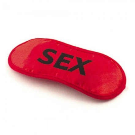 Маска для сну SEX червона Маска для сну SEX червона
