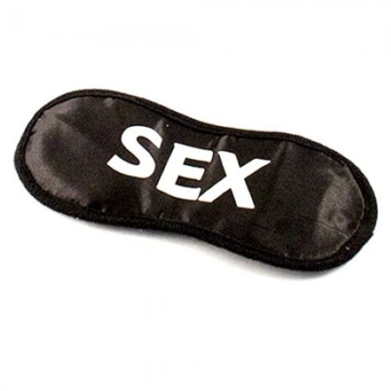 Маска для сну SEX чорна