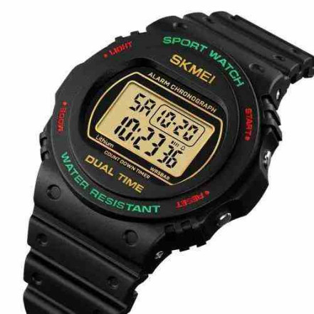 Годинник наручний SKMEI 1776BKGD BLACK-GOLD Годинник наручний SKMEI 1776BKGD BLACK-GOLD