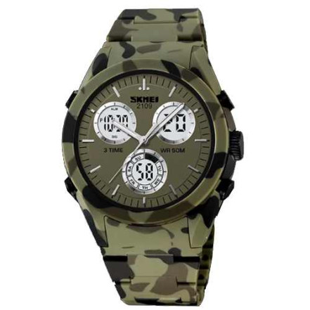 Годинник наручний SKMEI 2109CMGN CAMOUFLAGE Годинник наручний SKMEI 2109CMGN CAMOUFLAGE