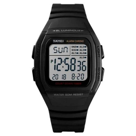 Годинник наручний SKMEI 1278BK BLACK Годинник наручний SKMEI 1278BK BLACK