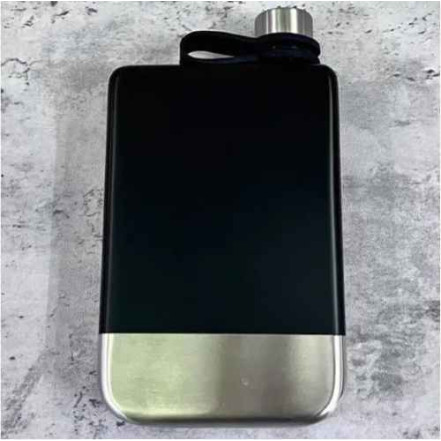 Фляга з матовим покриттям GJ-8A Black 8 oz Фляга з матовим покриттям GJ-8A Black 8 oz