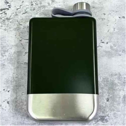 Фляга з матовим покриттям GJ-8A Green 8 oz Фляга з матовим покриттям GJ-8A Green 8 oz
