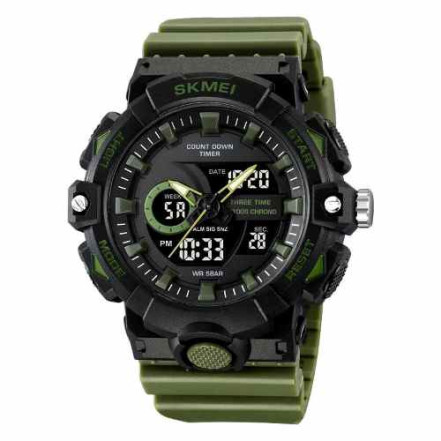 Годинник наручний SKMEI 2225AG ARMY GREEN Годинник наручний SKMEI 2225AG ARMY GREEN
