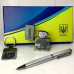 Подарочный набор WKL-106 Ukraine Silver (зажигалка, ручка, брелок) Подарочный набор WKL-106 Ukraine Silver (зажигалка, ручка, брелок)