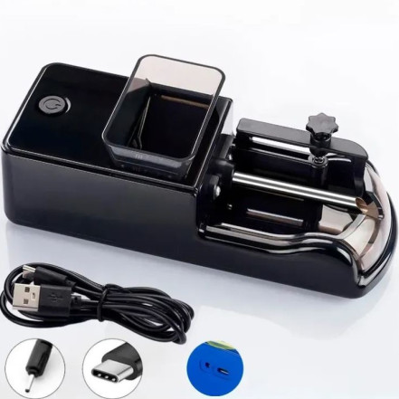 Машинка сигаретна H-017 Black (електрична)