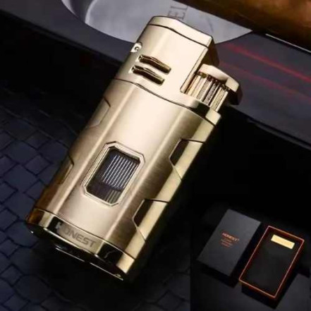 Газова запальничка Honest HL-852 Gold (3 Jet)