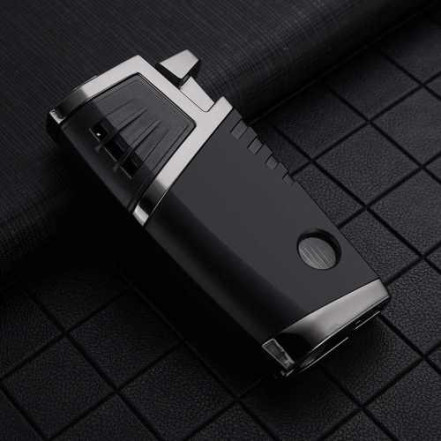 Газова запальничка Honest HL-853 Black (2 Jet)