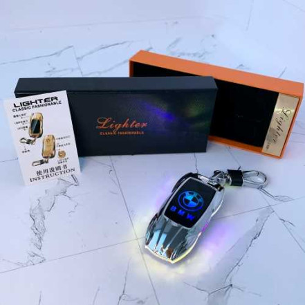 USB запальничка-брелок BMW HL-859-1 Silver USB запальничка-брелок BMW HL-859-1 Silver