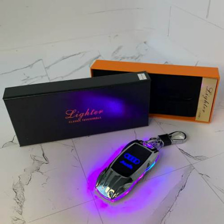 USB запальничка-брелок Audi HL-859-2 Silver USB запальничка-брелок Audi HL-859-2 Silver