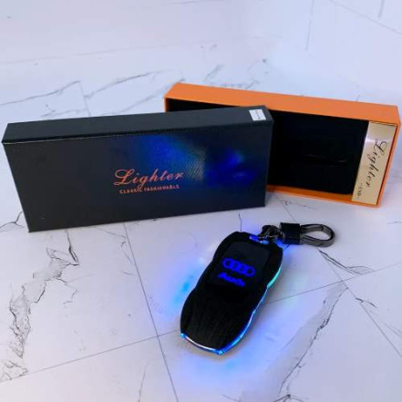 USB запальничка-брелок Audi HL-859-2 Black-mate USB запальничка-брелок Audi HL-859-2 Black-mate