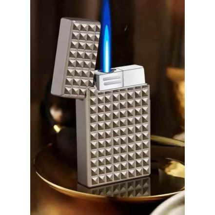 Газова запальничка Diamond Grid HL-806 Gray Газова запальничка Diamond Grid HL-806 Gray
