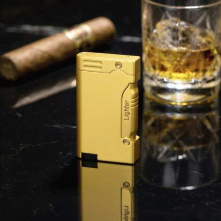 Газова запальничка Side Stream HL-809 Gold