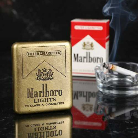 Металевий портсигар Marlboro HL-702-6 (вінтаж) Металевий портсигар Marlboro HL-702-6 (вінтаж)
