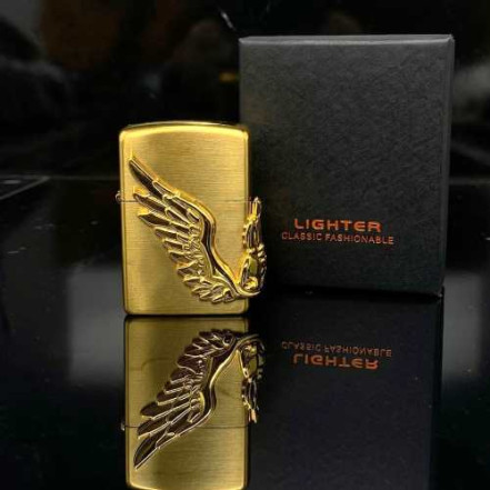 Газова запальничка Wings of Death HL-796 Gold