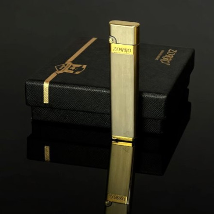 Запальничка бензинова ZORRO HL-857 Golden Slim