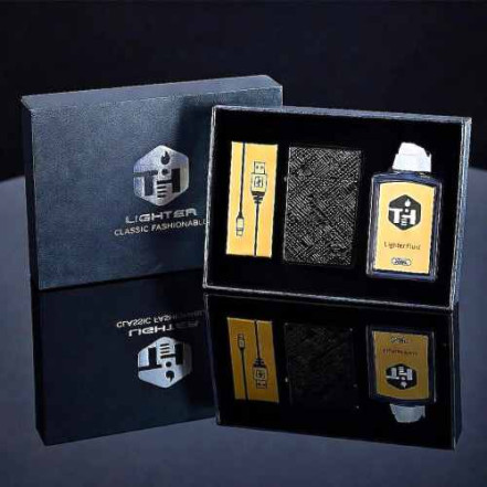 Бензинова USB запальничка HL-842 Black