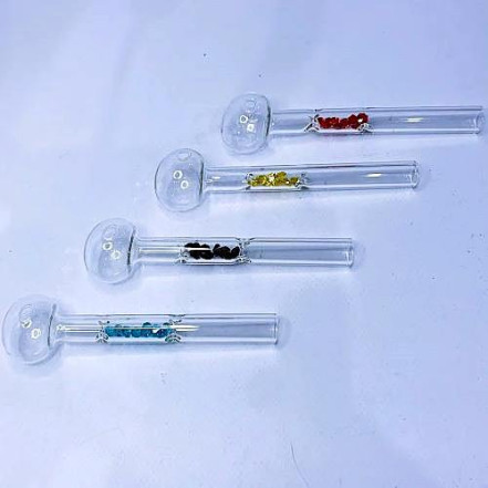 Скляна трубка Oil Pipe з кристалами DK-2 Скляна трубка Oil Pipe з кристалами DK-2