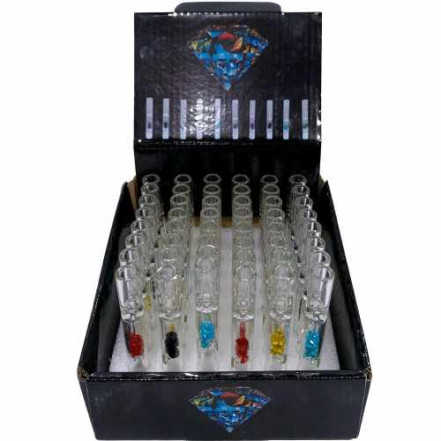 Скляна трубка One Hitter з кристалами DK-3 Скляна трубка One Hitter з кристалами DK-3