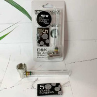 Скляна трубка D&K DK-8821-A Silver