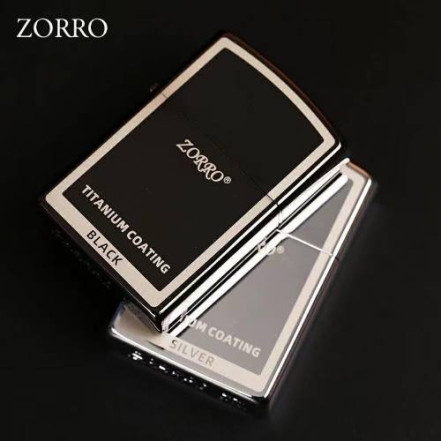 Запальничка ZORRO HL-879 Black Titanium Запальничка ZORRO HL-879 Black Titanium