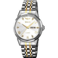Годинник наручний SKMEI 2291TGDSI SILVER-GOLD-SILVER Годинник наручний SKMEI 2291TGDSI SILVER-GOLD-SILVER