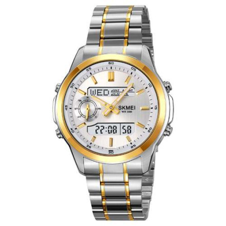 Годинник наручний SKMEI 2284TGD SILVER/GOLD Годинник наручний SKMEI 2284TGD SILVER/GOLD
