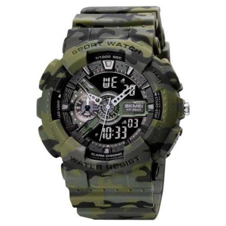 Годинник наручний SKMEI 1688CMGN CAMO GREEN